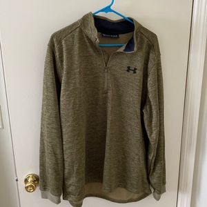 Red Under Armor never worn hoodless sweatshirt